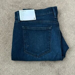 NWT Women’s LOFT The Skinny High Rise Regular Fit Petite Jeans Size 31/12